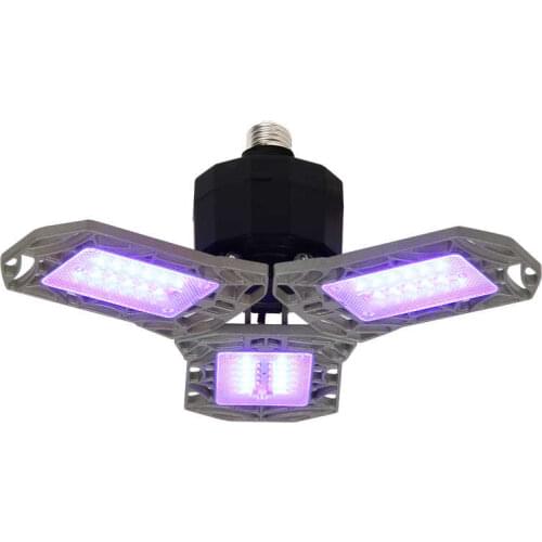 New 360 Degrees LED Garage Light AC85-265V E26/E27 60W Garage Lamp Waterproof IP65 Deformable Industrial Lighting Workshop Light