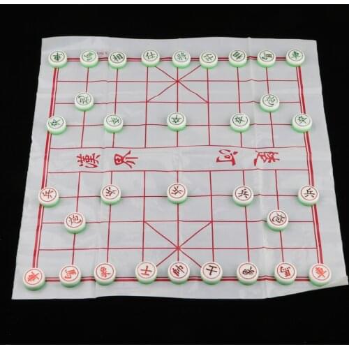 Portable Chinese Chess Set Interesting Board Game XiangQi for Travel Game