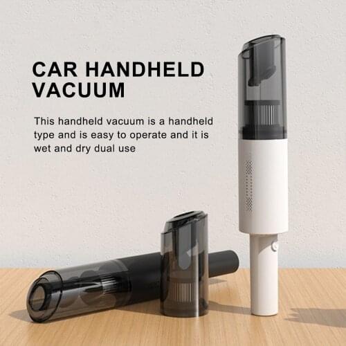 Handheld Vacuum Cordless Powerful Cyclone Suction Portable Rechargeable Vacuum Cleaner Quick Charge for Car Home Pet Hair