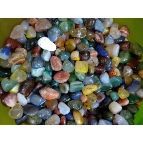 100g assorted tumbled gemstone mixed stones natural rainbow amethyst aventurine colorful rock mineral agate for chakra healing