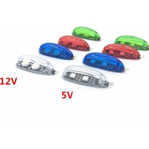 Intelligent Navigation Light 5V/12V LED Red Green White Blue Wireless LED Night Ligh For Fixed Wing / Racing Drone Quadcopter
