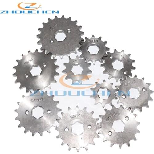 Off-road Vehicle Motorcycle Front Sprocket Gear Hole Inner Dia 20mm 10T To 19T