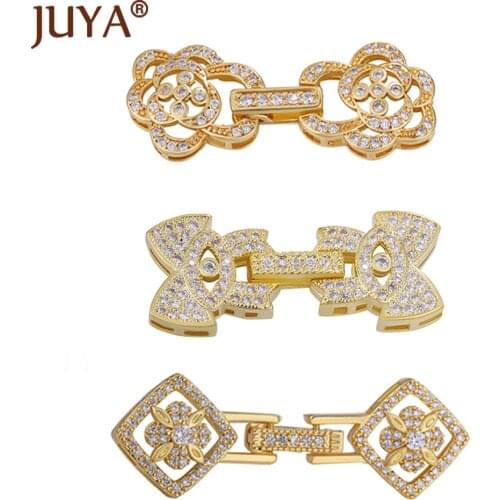 High Quality DIY Clasps For Jewelry Making Fastening Pearl Agate Necklace Bracelet Connectors Handmade Jewellery Accessories