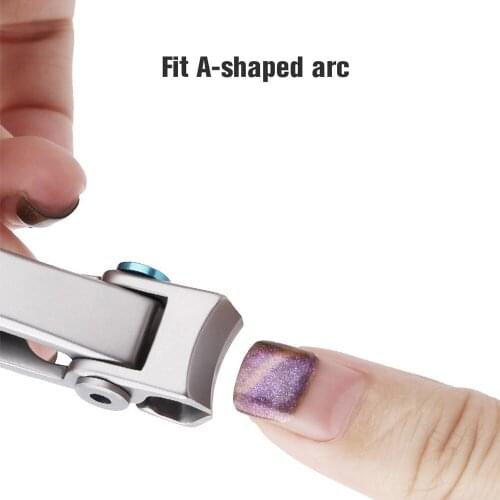 1PC Stainless Professional Steel Nail Clipper Travel Fingernail Cutting Trimmer Sharp Cutting Design Nail Cutter Pedicure Tools