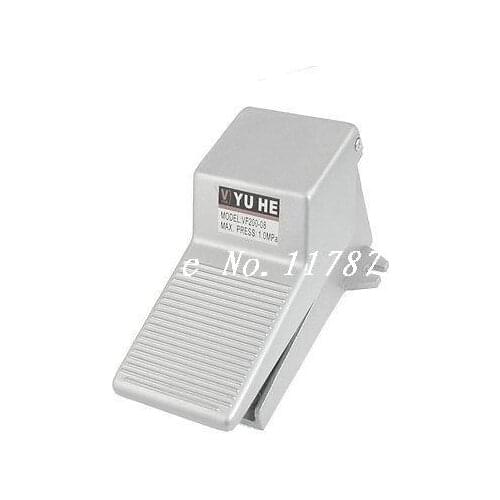 145psi Nonslip Pedal 1/4" PT 2 Position 3 Way Pneumatic Foot Valve