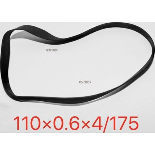 2Pieces/Lot Fold Length:175mm Thickness:0.6mm Width:4mm Opener Vinyl Record Player Belt Recorder Drive Transmission Flat