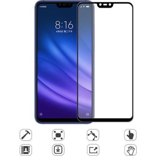 2Pcs Xiaomi Redmi Note 7 6 Pro S2 Colored Tempered Glass 9H HD Screen Protector Film For Xiaomi 8 Lite 8Pro 8Explorer A2 Max 3