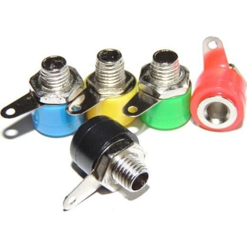 20 Pcs Amplifier 4mm Banana Plug Socket Binding Post Connector Adapter