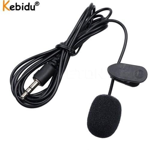 3.5mm Active Clip Microphone For PC Notebook Laptop MSN with Mini USB External Mic Audio Adaptor Cable