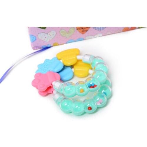 30pcs Cartoon Baby Baby Teether Educational Toys Teeth Biting For Babies Baby Rattle Toy For Bed Bell Silicone Handbell Jingle