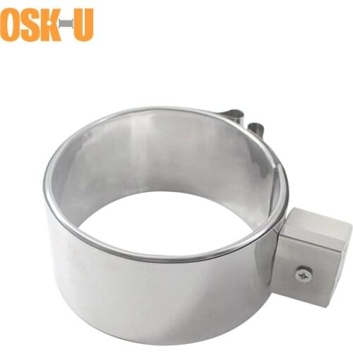85mm ID Band Heater Stainless Steel 80/85/90/100mm Height Ceramic Injected Mould Heating Element Wattage 650/680/720/800W