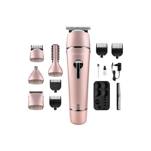 KM-1015 multi-function 4 in 1 Man Grooming Kit Beard Shaver Electric Hair Trimmer Hair Trimmer Rechargeable