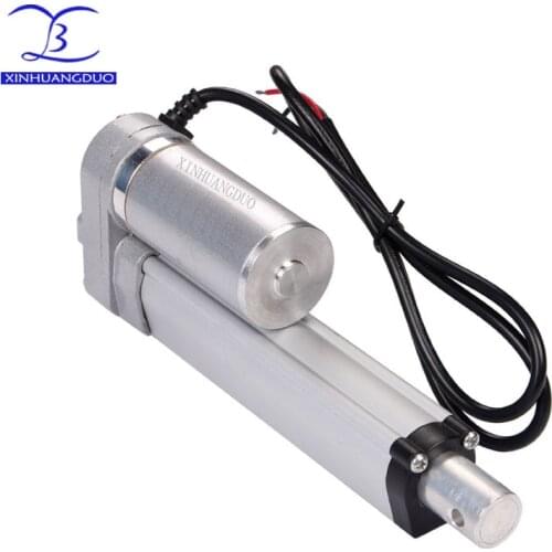 Electric Linear Actuator 12v/24V DC Motor 150mm Stroke Linear Motion Controller 5mm/s thrust 1500N Heavy Duty Lifter