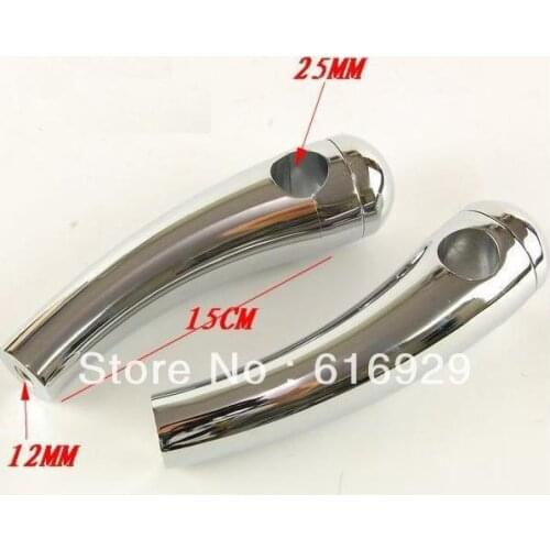 5.5" PULLBACK CHROME Motorcycle HANDLEBAR RISER handle bar mount RISERS FITS BIKE bar riser