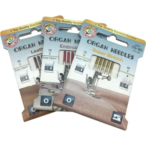 5pcs High Quality Organ Needles Domestic Sewing Machine Needles Stretch For Knitted Fabrics And Elastic Fabric YJ352