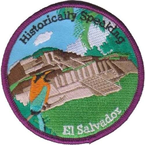 Historically Speaking Embroidery Patches Made by Twill with Merrow Border and Iron On Backing MOQ50pcs Free Shipping