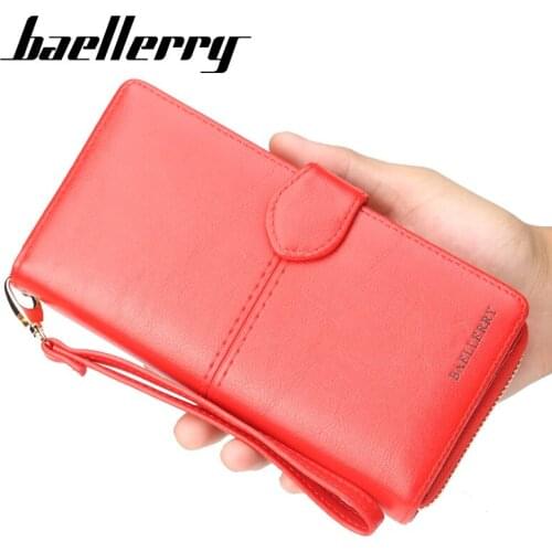 Hot sale high quality women purse leather womens wallets long ladies wallet coin money multi-card bag clutch purse hasp wallet