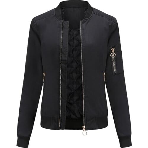 Женские черные бомберы NXH China At AliExpress