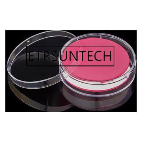 200pcs 60*18mm Transparent Empty Plastic Storage Boxes Nail Art Tip Glitter Pot Box Powder Puff Container