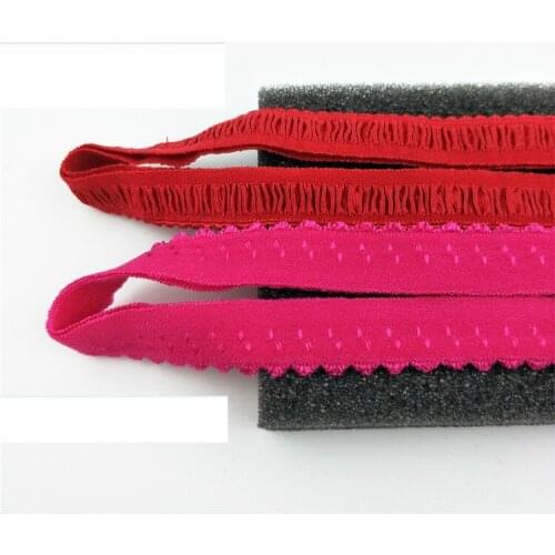 Selling 10MM 8 meters/lot Wrinkles type elastic Sewing Clothing belt DIY underwear Accessory Width Flat Elastic Band 6 color