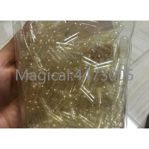 Size 0#1#2# 1000 pcs/ lot.transparent colored hard gelatin empty capsules, hollow gelatin capsules ,joined or separated capsules