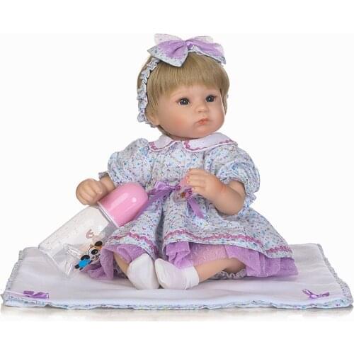 Reborn Babies Realistic Silicone Reborn Dolls 16 Inch/40 cm,New Arrival Lifelike Baby Reborn Toys for Kids Birthday Gift boneca