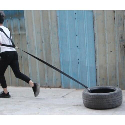 Sled Harness Bodybuilding Vest Bodybuilding Strap Adjustable Strap with Hook