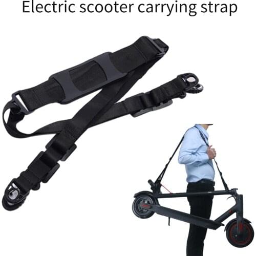 Electric Scooter Strap Carrier Bicycle Portable Handle Single Shoulder Outdoor Adjustable Buckle For Xiaomi M365 Accessories
