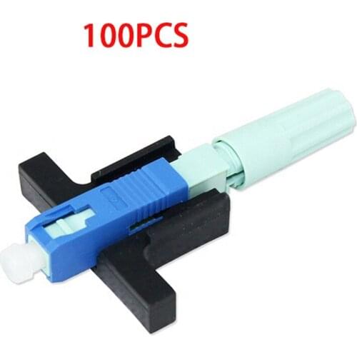 SC UPC Fast Connector 58MM Fiber Optic Connnector FTTH Tool Cold Connector Single-Mode Connector