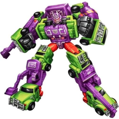 Transformation 5 IN 1 Engineering Vehicle Car Devastator Combiner