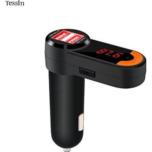 INGMAYA Car Bluetooth Charger Quick Charge AUX FM Handsfree For iPhone 5 5S 6 6S 7 Plus iPad Samsung Lenovo ZTE Huawei GPS Audio