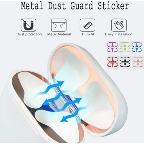 Headphones For Airpods Air pods 1 2 Headset Dust Guard for Airpod Earphones for Apple AirPod 2 1 Dust-proof Protective Protector