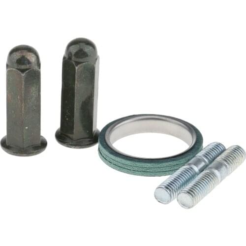 2 Set/10 Pieces Exhaust Studs Nuts Gasket Set for GY6 50cc-150cc QMB139 Scooter