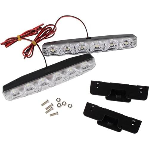 2Pcs Car Waterproof Styling DRL Day Time Running Turn Signal Light Lamp Bar