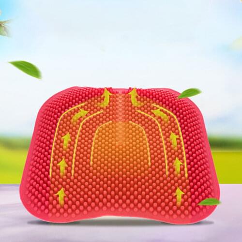 3D Breathable Cool Comfortable Silicone Seat Cushion Summer Car Massage Non Slip Seat Mat for Home Office Car Accessories