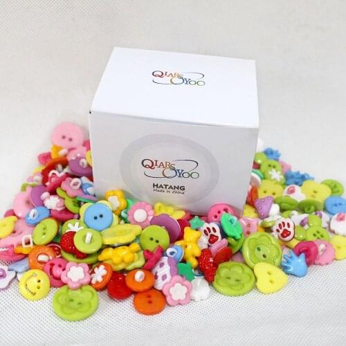 Free shipping 200pc Mini Buttons Handmade Patchwork Fabric Decoration Candy Color blended-color Mixed Designs Cartoon button