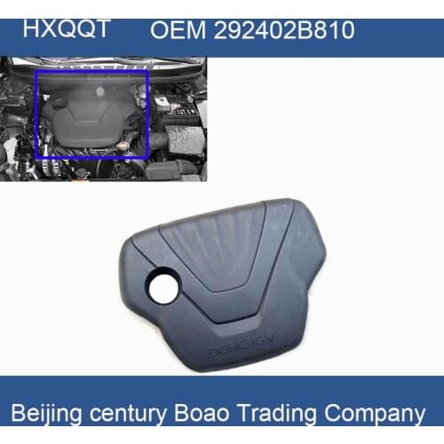 For (4 mounting holes)IX25(creta) 1.6 engine bonnets( Top Cover ) decorative Hood cited gas protect cover Accent Rio