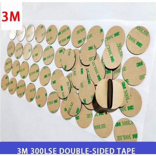 3M 300LSE Black Foam Double-Sided Tape Round Strong Car Home Tape 2mm Thickness 10pcs