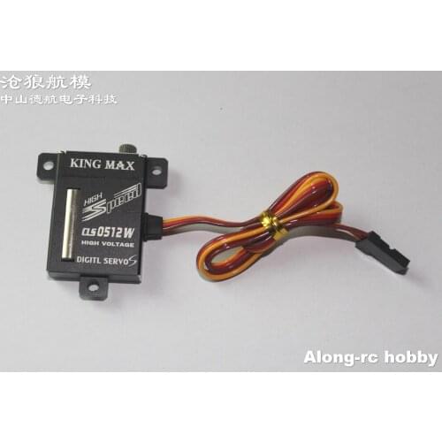 FREE SHIPPING kingmax CLS0512W 21g 6kg.cm torque 8mm ultra-thin thickness digital servo metal gears wing servo for glider F3P