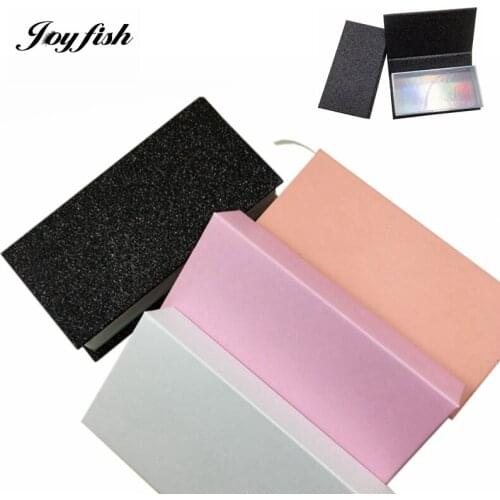 3d Mink Eyelash Packaging Boxes Wholesale Black Pink White Lash Cases Package for Eyelashes Extension Makeup Storage Tools