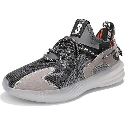 Mens Summer Sports Shoes Leisure Breathable Sneakers for Men Soft Sole Mesh Shoes Zapatillas De Hombre Lace-up Male Footwear