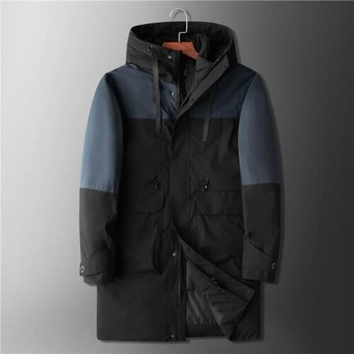 Oversized Men Clothing 2020 New Winter with Hood Warm Thick Long Jacket Fat Loose Coats Casacas Para Hombre 5XL 8XL