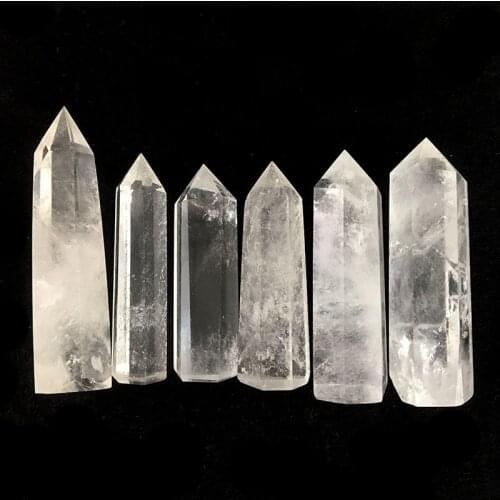 Natural clearquartz pillar pendant original stone crystal icicle excitation potential magnetic field is very strong