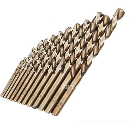 New 13pcs M35 twist drill bit set metal wood stainless steel drill bit electric drill bit iron box