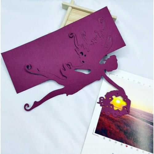 Flower Fairy Metal Cutting Dies Scrapbooking Embossing Folders for DIY Album Card Making Craft Stencil Greeting Photo Paper