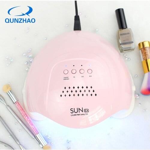 Sun5x 48W Uv Led Nail Light Dryer Lamp For Nails Curing Gel Polish Manicure Machine With Timer Button 5s 30s 60s Equipment