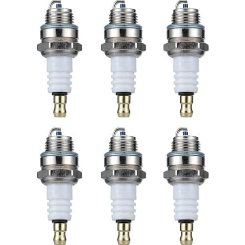 Parts Spark Plugs 6pcs Motor 55*22mm Replacement Accessories Spare RJ19LM BR2LM Convenient