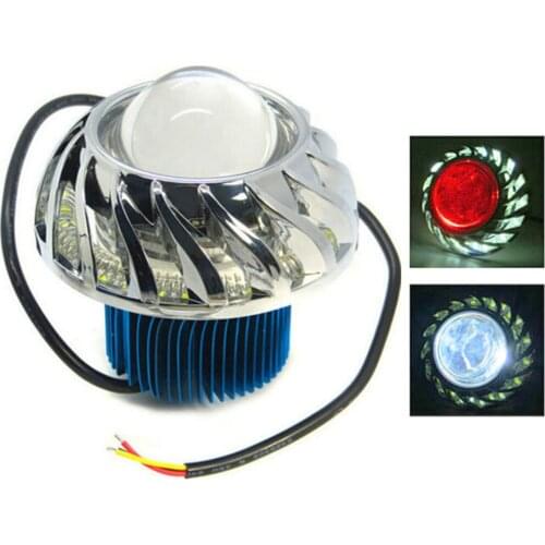 10pcs/lot 30W Motorcycle Headlight CREE LED Projector Lens Spot Light Waterproof Car DRL Fog Spot Angle Eye Light