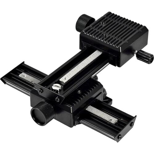 Aluminum 4 Way Macro Focusing Rail Slider with 1/4 Screw for Canon Nikon Olympus Camera GDeals