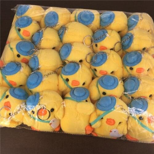 7CM Chicken Animal Stuffed Decor Pendant Gift Plush Doll Toy